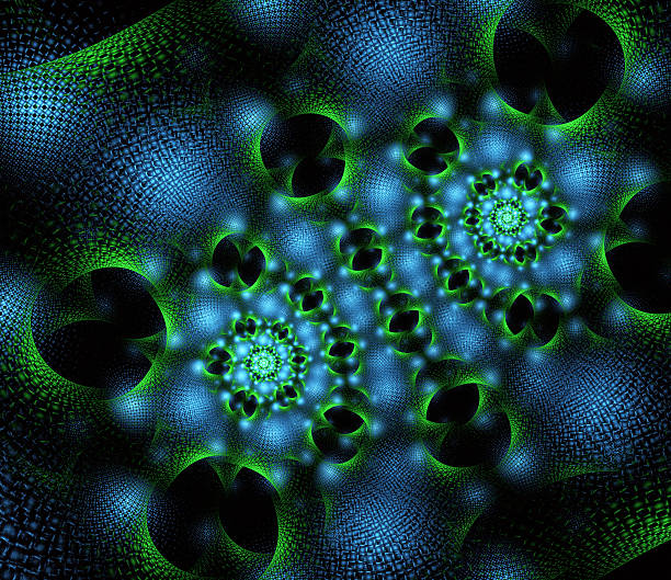 istock abstract fractal background, spiral, flower 503709716