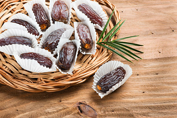 istock Dried date fruit in the plate 503711106
