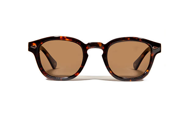 Pair of plastic tortoise shell tinted sunglasses