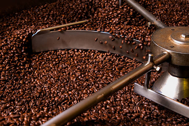 istock Roasting process of coffee, screening and cooling in the hopper 503714162