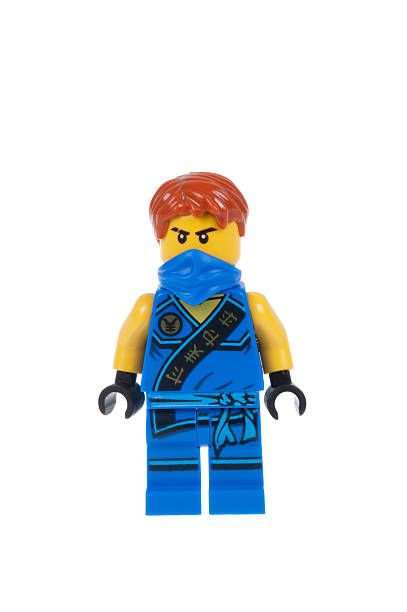 jay walker ninjago minifigure lego - toy lego editorial ninja fotografías e imágenes de stock