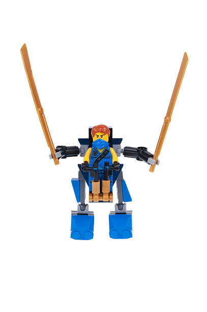 jay walker ninjago lego minifigure - toy lego editorial ninja imagens e fotografias de stock