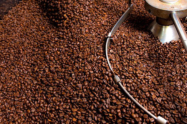 istock Roasting process of coffee, screening and cooling in the hopper 503714900