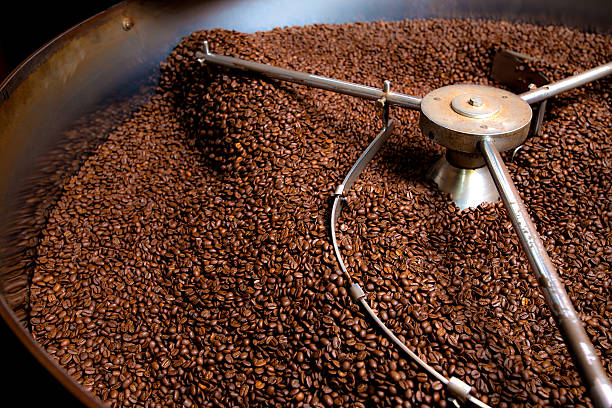 istock Roasting process of coffee, screening and cooling in the hopper 503715068