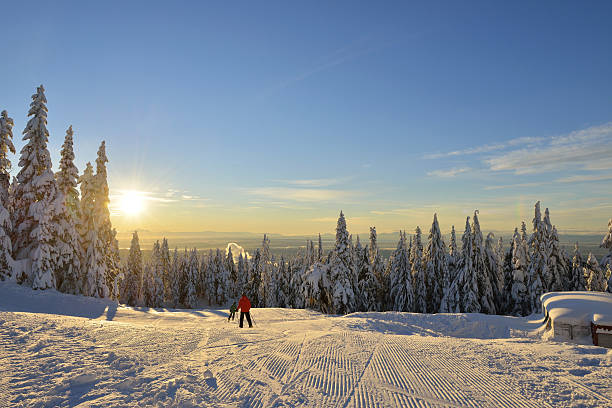 istock Grouse Mountain Ski Hills sunrise 503716602