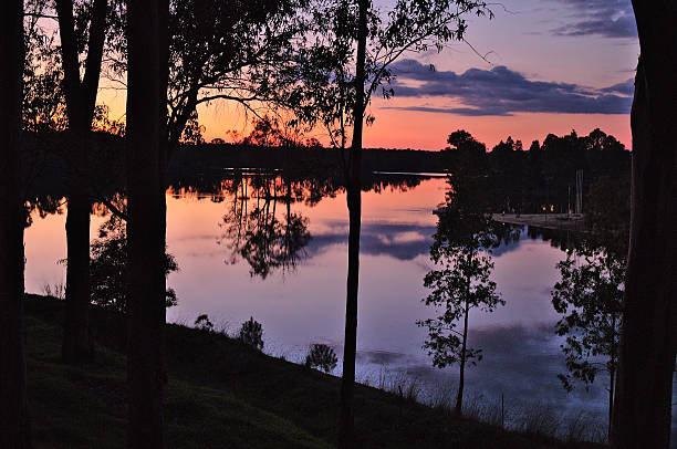 istock Twilight by the lake 503717056