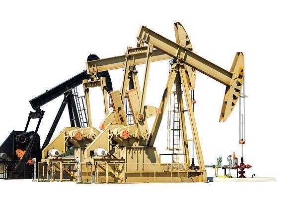 istock isolated oil well pump 503717522