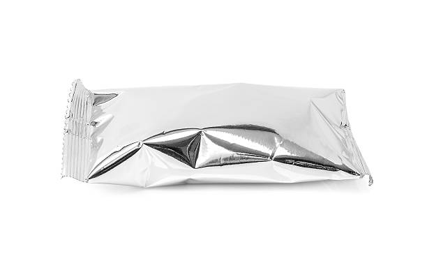 istock blank packaging aluminium foil snack pouch isolated on white background 503718860