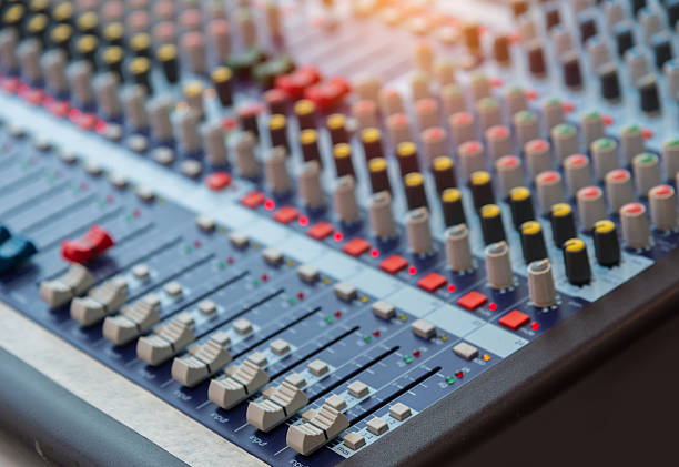 istock equipment for sound mixer control 503719366