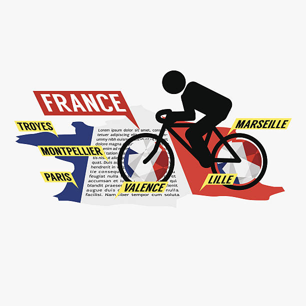 istock Cycling In France Vector Illustration 503725429
