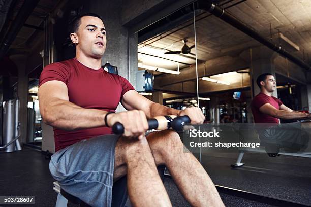 Getting In A Good Workout Stock Photo - Download Image Now - 20-24 Years, 20-29 Years, Adult