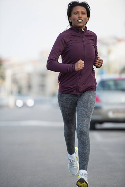istock Woman outdoors morning workout. 503730160