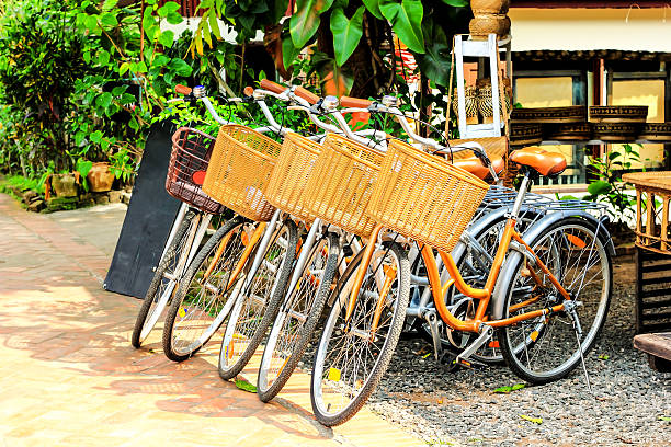 istock Bicycle for rent in town Luang prabang 503730656