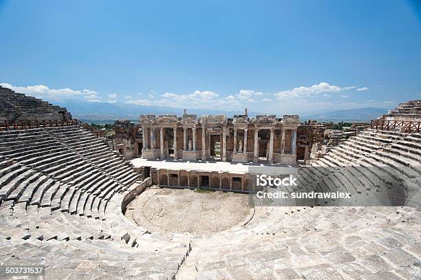 Ancient Amphitheater Stock Photo - Download Image Now - Amphitheater, Anatolia, Ancient