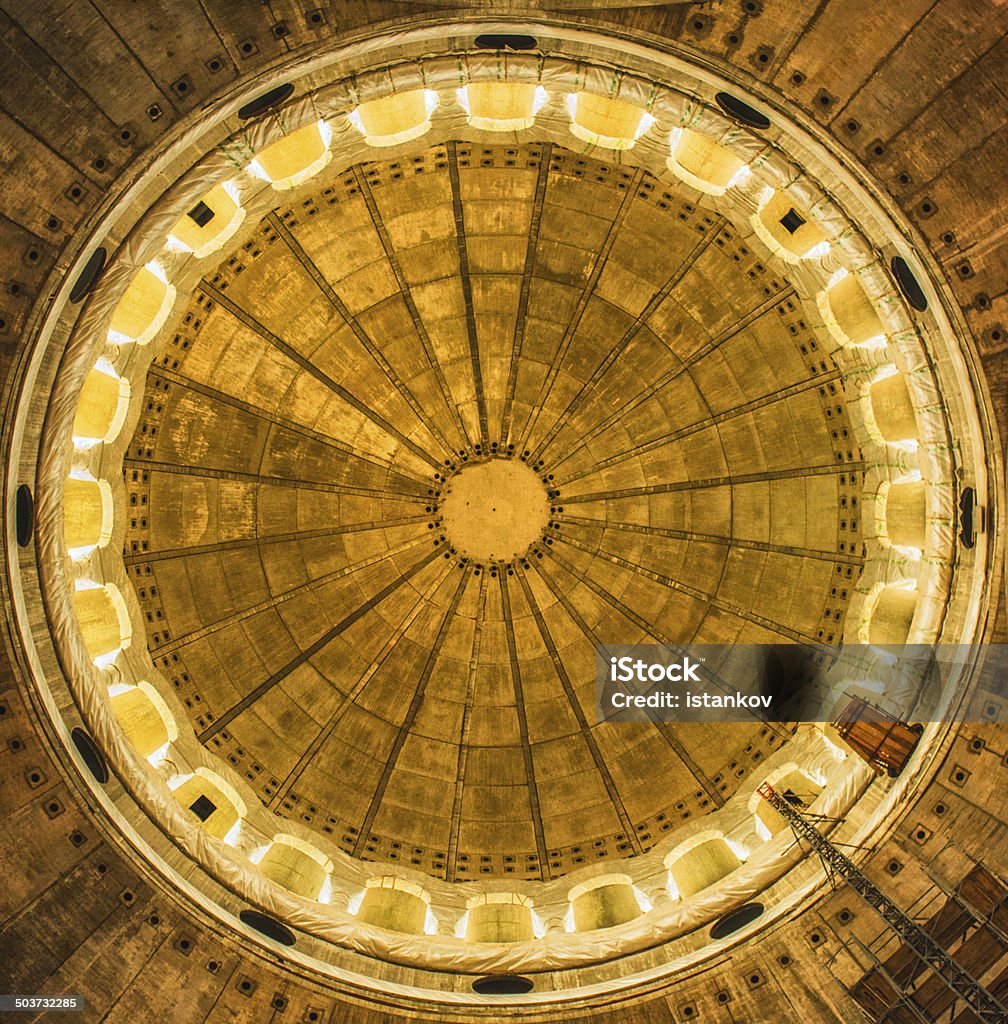 Detalle de la cúpula de la iglesia de san sabas.  Belgrado - Foto de stock de Arquitectura libre de derechos