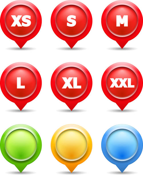 Size Sign M 10+ Large Letter M Background Stock Illustrations, Royalty-Free Vector ...