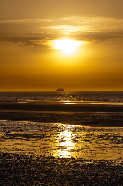 Ferry boat in the english channel Ferry boat in the english channel at the sunset ferry dover england calais france uk stock pictures, royalty-free photos & images