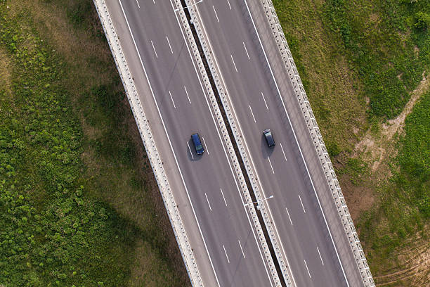 istock aerial view of highway 503734282