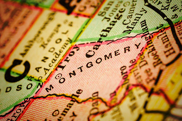 istock Montgomery | North Carolina County Maps 503736540