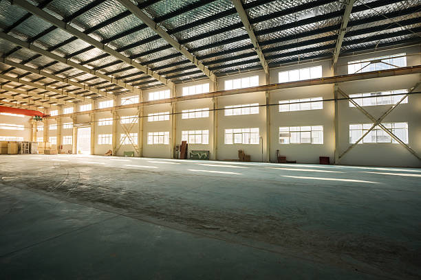 istock empty shop in factory 503737716