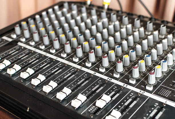 istock equipment for sound mixer control 503738352