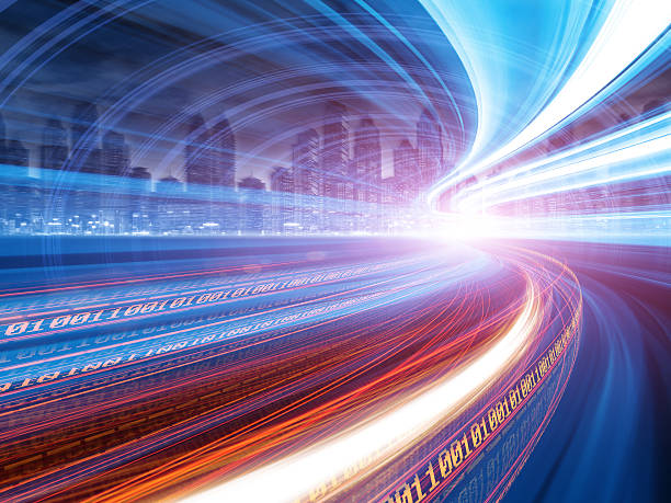 istock Urban highway traffic at night 503739936