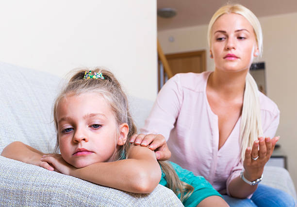 istock woman and offended child 503740262