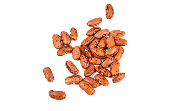 istock Pile Red kidney bean isolated on white background. 503740934