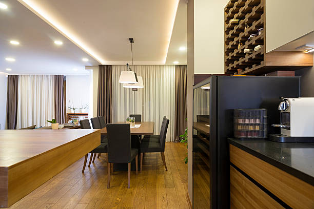 istock Apartment interior - view to a dining space 503742070