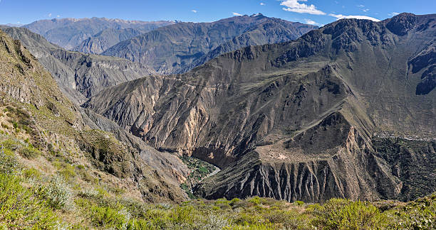 istock Panoramic view of the Colca Canyon in Peru 503751704