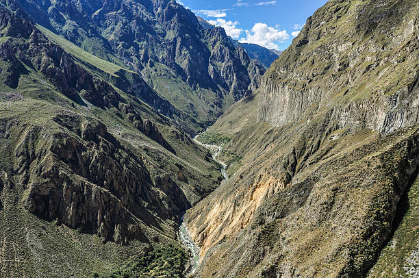 istock View with vertigo in Colca Canyon, Peru 503752776
