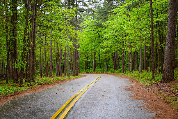 Talimena Scenic Drive Talimena Scenic Drive mark twain national forest missouri stock pictures, royalty-free photos & images