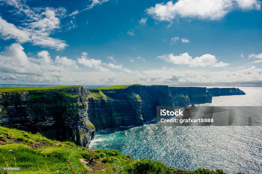 Cliffs Of Moher In Ireland Galway Stock Photo