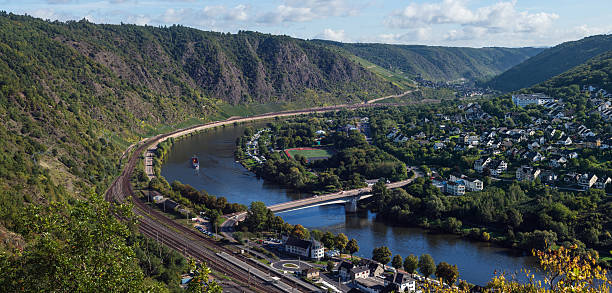 istock The Cochem town viewed from the Reichsburg, Germany 503754868