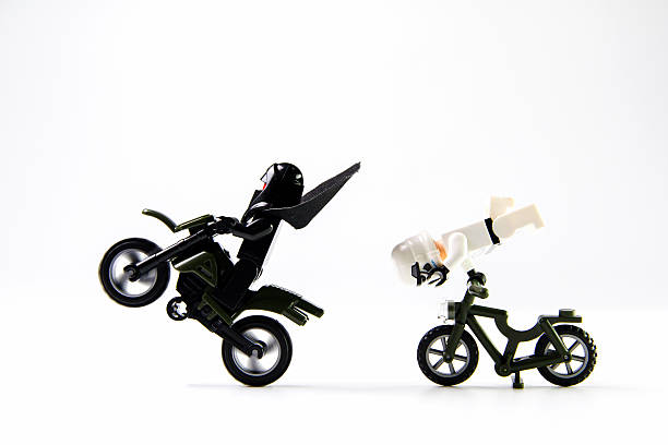Tambov, Russian Federation - August 10, 2012: LEGO car from Creator set \