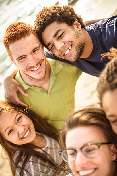 istock Group of friends laughing togetherness 503756458
