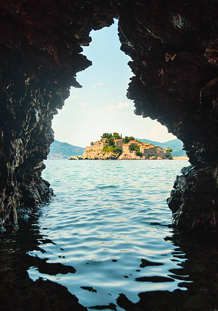Sveti Stefan island in Montenegro.