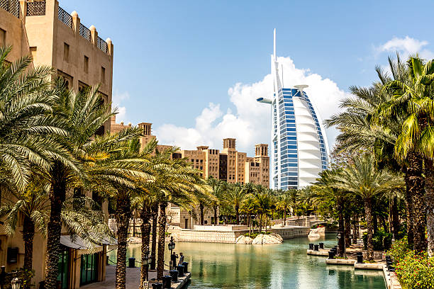 Madinat Jumeirah in Dubai Madinat Jumeirah in Dubai jumeirah stock pictures, royalty-free photos & images