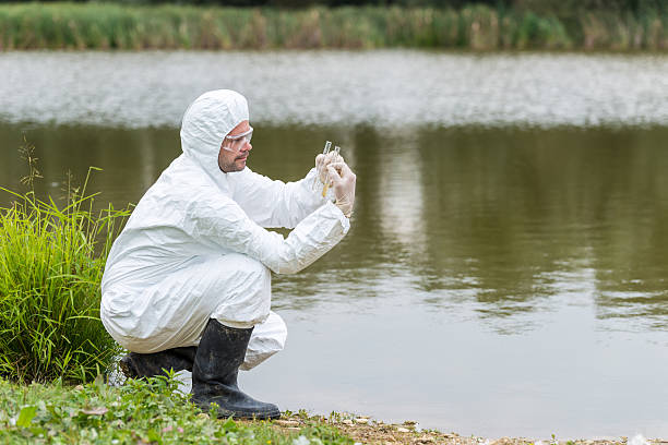 istock Scientist examing toxic water 503757058