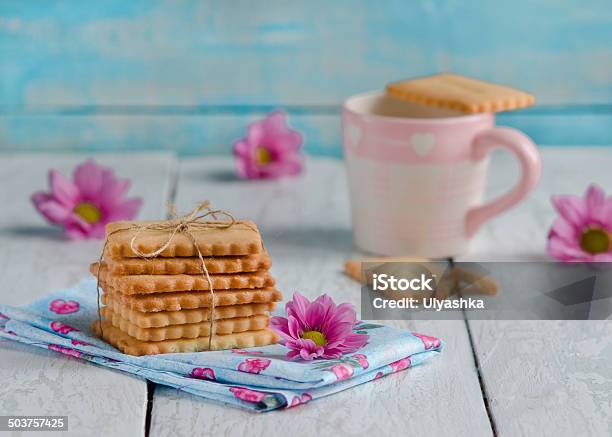 Homemade Shortbread Cookies Stock Photo - Download Image Now - Afternoon Tea, Backgrounds, Baked Pastry Item