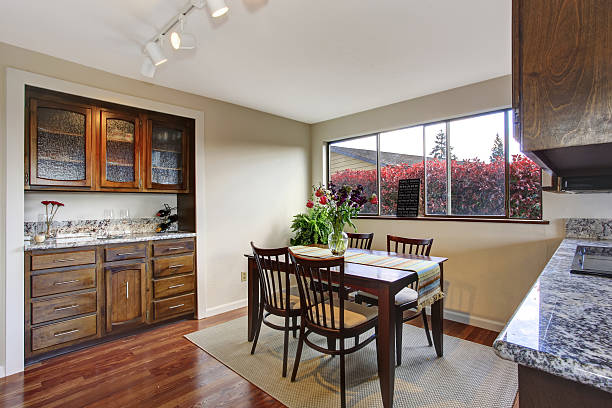 istock Cozy dining area in kitchen room 503758615