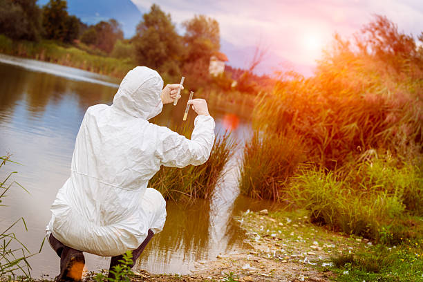 istock Scientist examing toxic water 503758778
