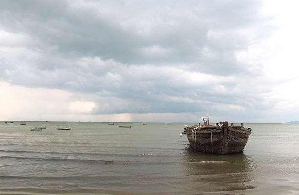 istock ship in the sea. 503759554