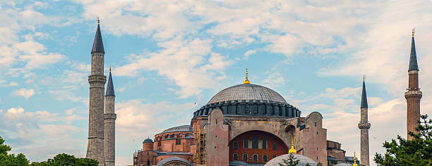 Ancient Hagia Sophia Exterior stock photo