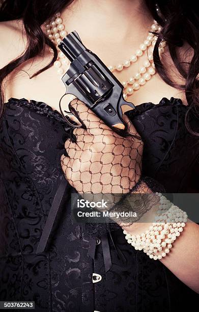 Woman Wearing Black Corset Stock Photo - Download Image Now - Adult, Corset, Decoration