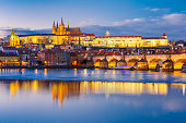 Prague Castle and Charles Bridge, Czech Republic