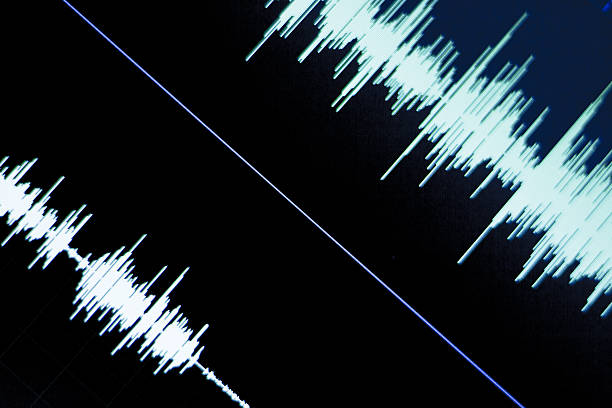 istock Audio studio voice recording sound wave 503763142