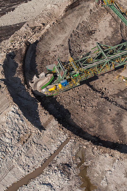 istock aerial view of coal mine 503764502