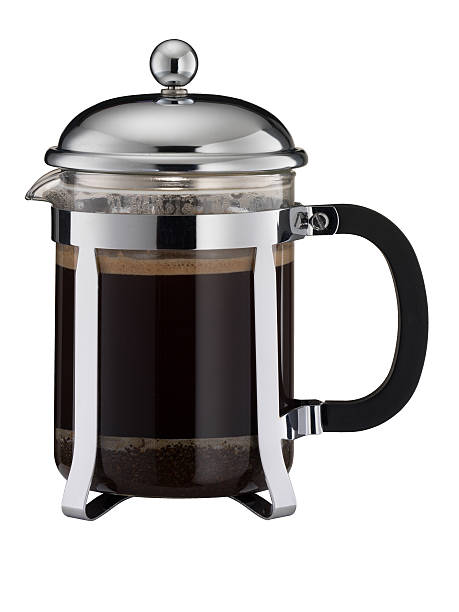 Cafetiere isolated stock photo