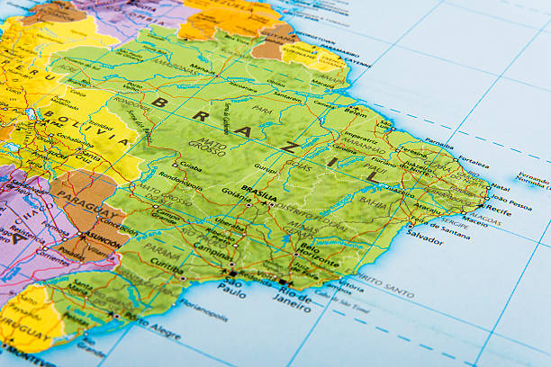 Brazil The continent of South America. rio parana stock pictures, royalty-free photos & images